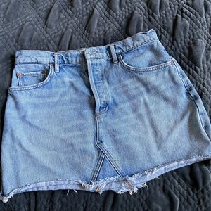 AGOLDE Aritzia Denim Skirt
